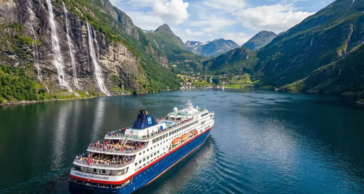 Rejs statkiem "Norwegian Fjord Explorer" przez norweskie fiordy. Zastanawiasz się, ile kosztuje prom z Danii do Norwegii?