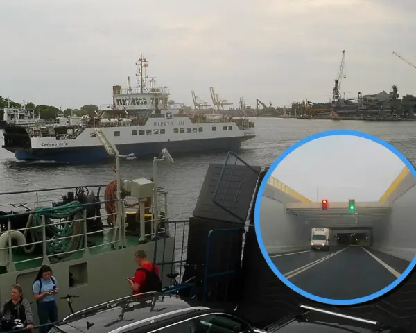 Ile aut na promach w Świnoujściu? Bielik i Karsibór po tunelu