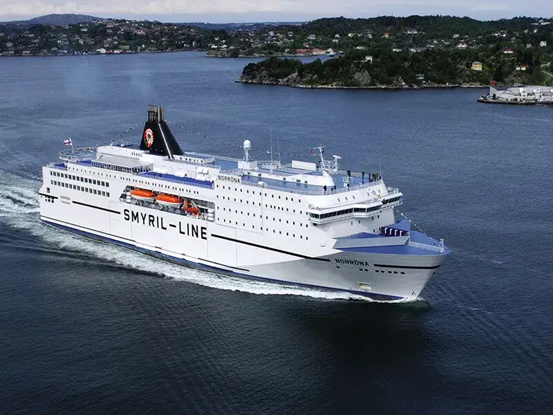 Prom M/S Norröna Smyril Line na morzu