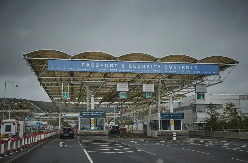 Eurotunel wjazd samochodem