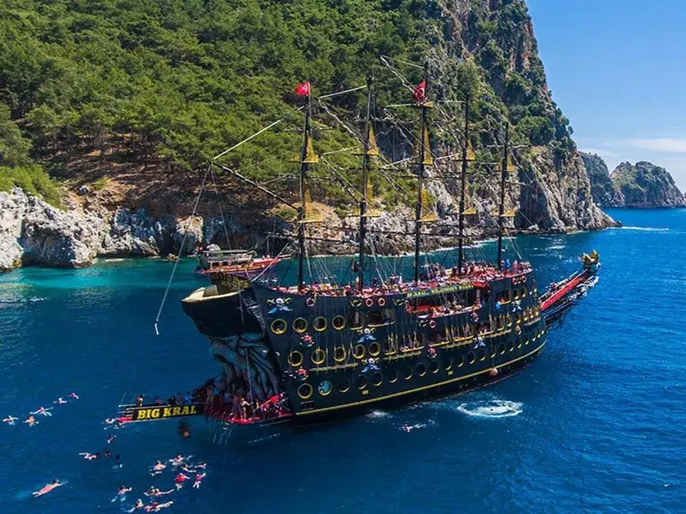 Alanya statek piracki dla dzieci
