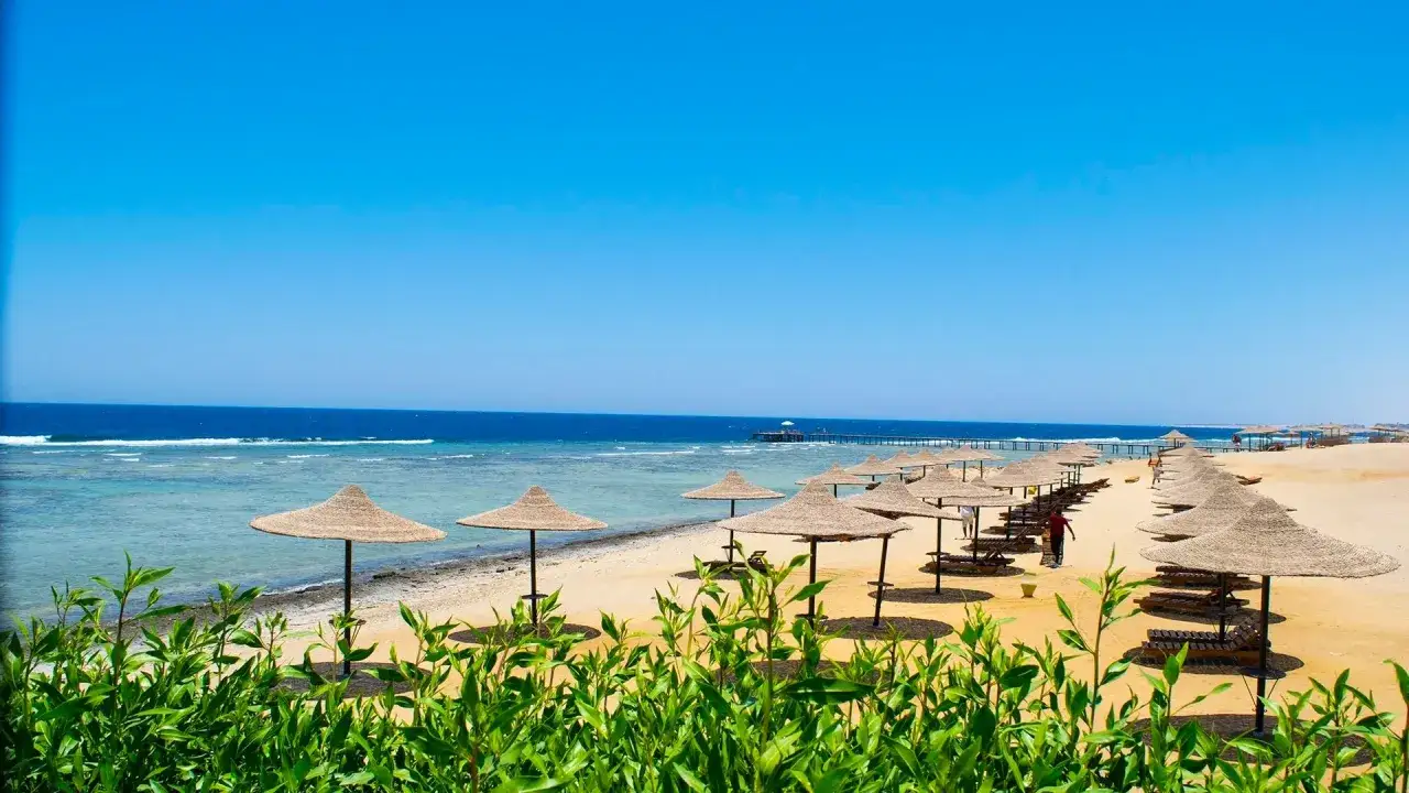 Marsa Alam Morze Czerwone widok z lotu ptaka